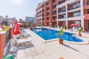 Carina Apart Hotel - Sunny Beach - Møbleret studio lejlighed - Beliggende på stranden med panoramaview til Sortehavet